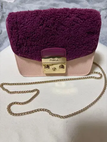 FURLA 숄더백 퍼플 핑크