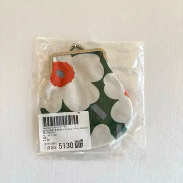 미사용 새상품 마리메꼬 marimekko 가마구치 파우치 60주년 기념
