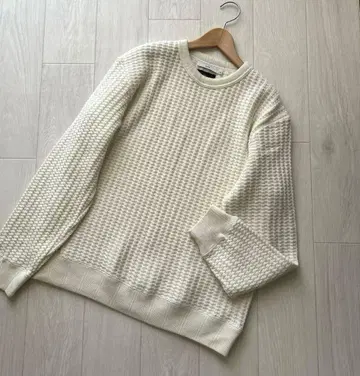 SHIPS Sunny Sports 사니 스포츠 아이보리 와플 편직 니트