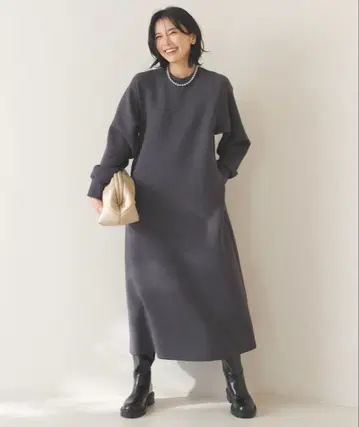 컨디션 최상 앙피로 뷰티 폼 저지 원피스