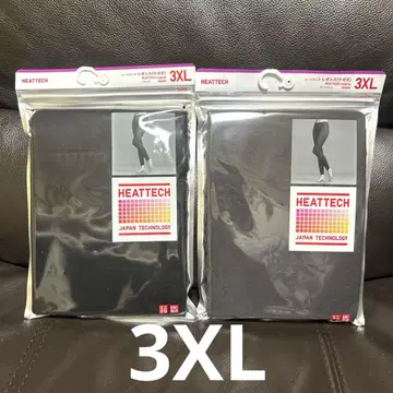 UNlQLO 히트텍 레깅스 10분 길이 3XL 2장 세트