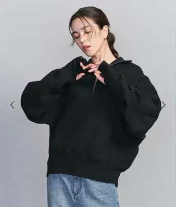 15일 처분 beauty&youth 하프 지퍼 니트 워셔블