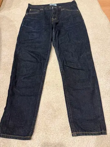 SERGE 스트레이트 데님 25 다크 블루