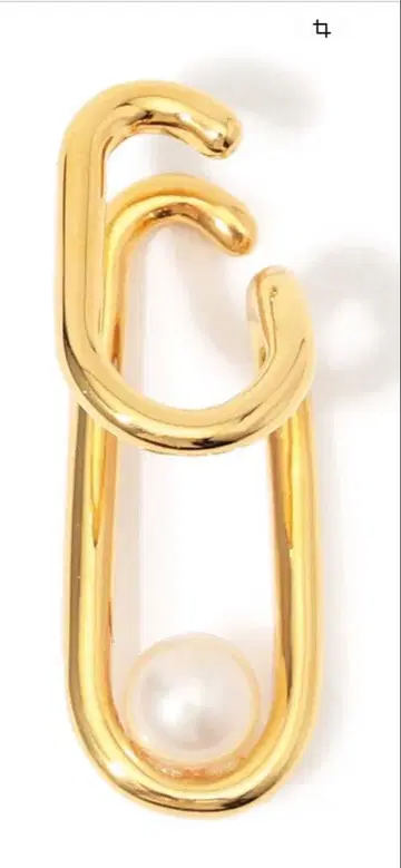 마리아 블랙 이어커프 (골드 진주) 왼쪽