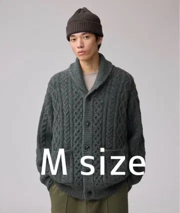 케이블 가디건 GARMENTS GU M 그레이 가먼츠