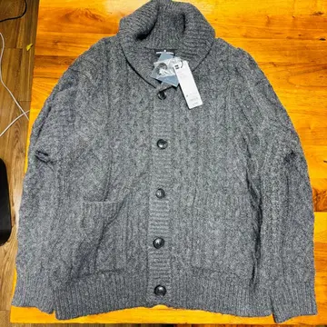 케이블 가디건 GARMENTS GU M 그레이 가먼츠