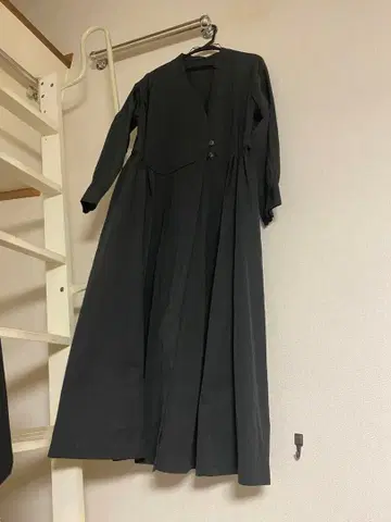 la vita felice 블랙 롱 원피스