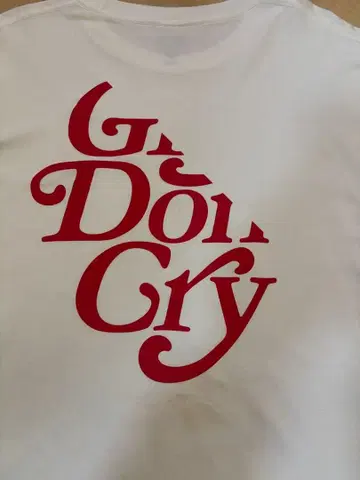 Girls Don't Cry Careering 티셔츠 화이트