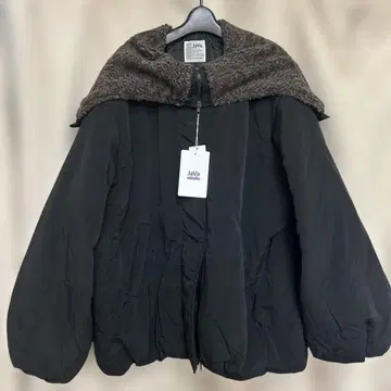 빅 사이즈 JAVA 보아 카라 부착 오버 사이즈 자켓 XL