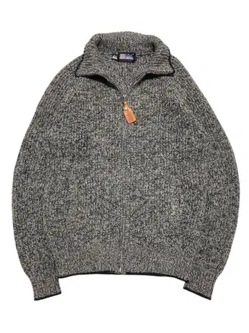 인기! 퍼스트 다운 그레이 계열 집업 니트 스웨터 아웃도어