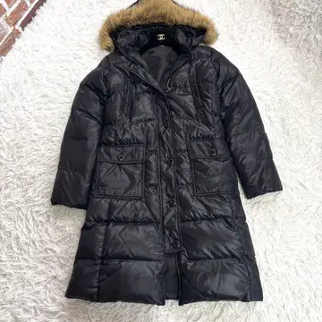 GAP 갭 M 상당 다운 자켓 다운 코트 후드 퍼