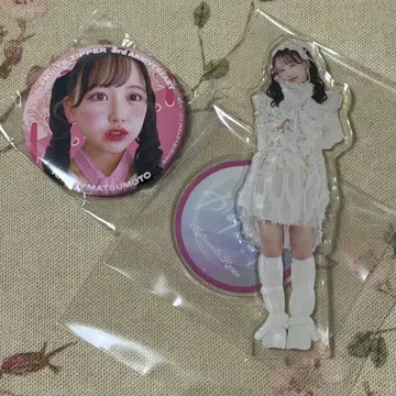 [ FRUITS ZIPPER ] 마츠모토 카렌 아크릴 스탠드 캔뱃지