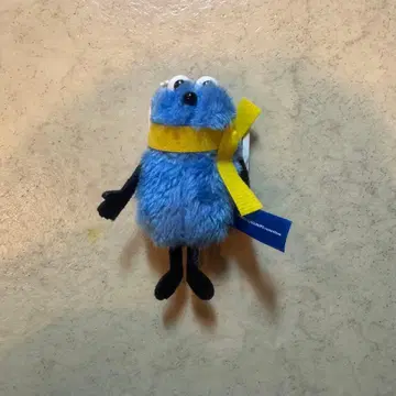 퍼펫 스 봉제 인형 마스코트 winter ver. 노랑 머플러