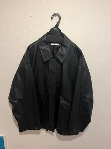 가죽풍 블루종 (WYM LIDNM)