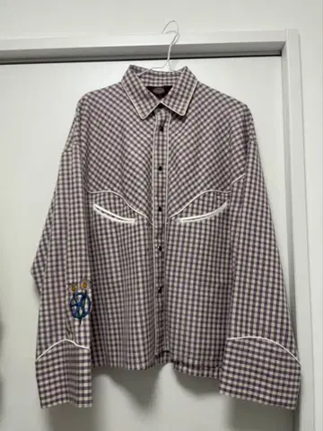 FREAK'S STORE x Towncraft 체크 무늬 긴팔 셔츠