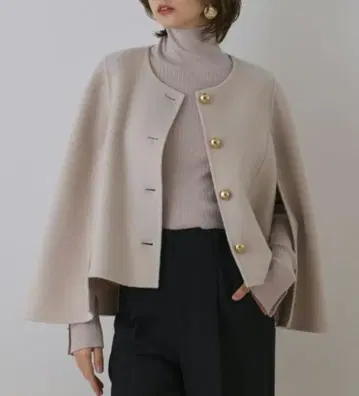 25aw 그레이스 콘티넨탈 리버 케이프 자켓