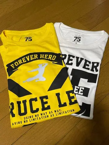 브루스 리 75주년 T셔츠 미사용 새상품 L 사이즈 2장 세트