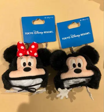 디즈니 미키 미니 팬캡 키체인