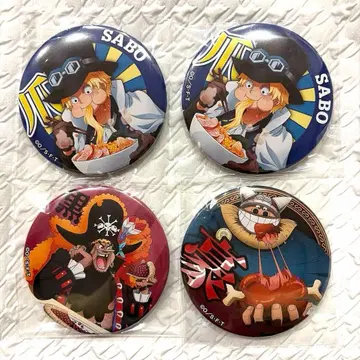 원피스 캔뱃지 GOURMET 사보 검은 수염 브로기