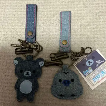 리락쿠마 멧돼지 키링 2개 세트