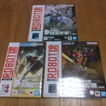 ROBOT혼 블루 디스티니 1호기 이프리트 개 짐 커맨드 3체 세트