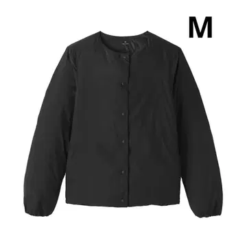 무인양품 경량 다운 포켓터블 노카라 자켓