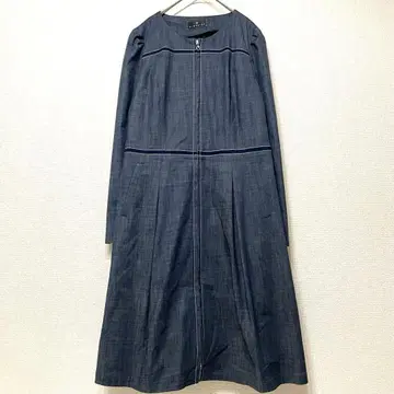 [ 새상품급 ] FIGURINE 더블 지퍼 아우터 원피스 드레스 코트