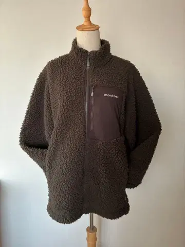 mont-bell 플리스 자켓 브라운