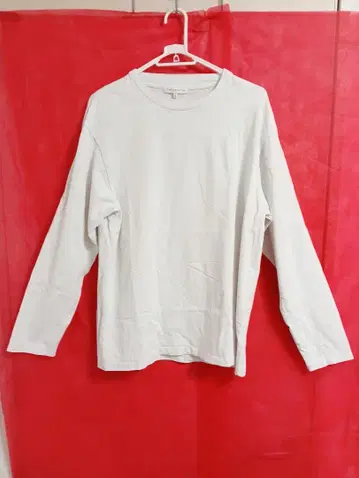 THE SHOP TK 화이트 긴팔 T셔츠 L 사이즈