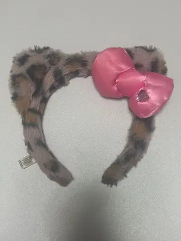 유니버셜 머리띠 레오파드 무늬 키티