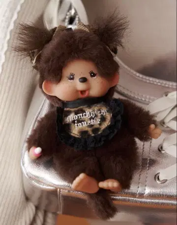 [ monchhichi x jouetie ] 레오파드 키체인