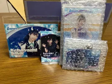 Aqours 디지털 트레이딩 카드 스즈키 아이나 오하라 마리 4종 세트