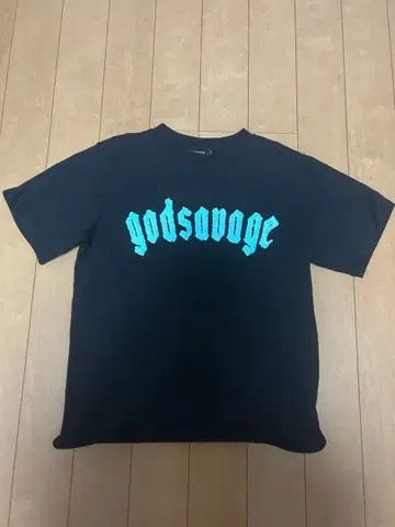 godsavage 블랙 T셔츠