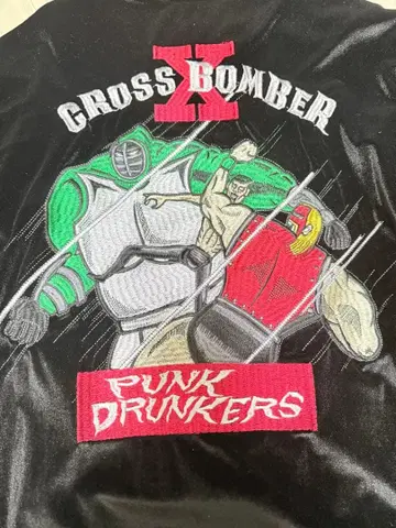 [ 새상품급 ] 펑크 드렁커스 근육맨 완벽초인 벨로아 자켓 XL