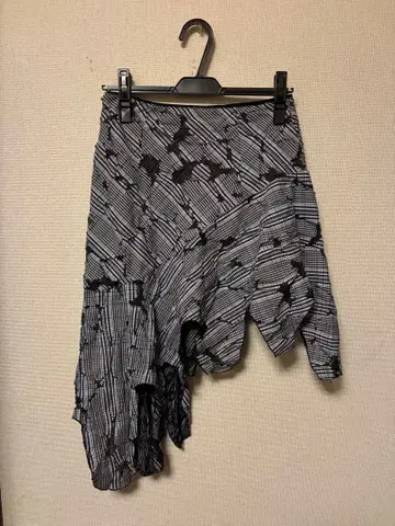 perverze 레이어드 체크 스커트