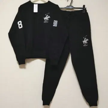 새상품 남성용 S 맨투맨 상하의 속기모 룸웨어 블랙