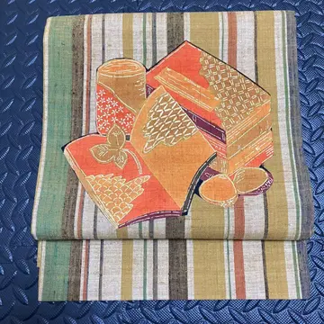 고급 순수 실크 나고야 오비 기모노 포멀 예복 12-1