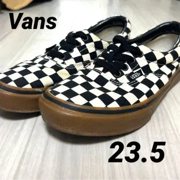 23.5 VANS(반스) 오센틱 체커보드 블랙 화이트