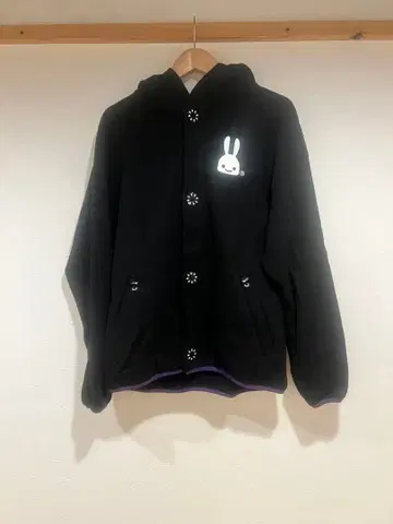 cune 토끼와 무의 캐릭터 후드 부착 후드티