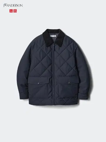 유니클로 JW ANDERSON 패디드 퀼팅 블루종 L 사이즈
