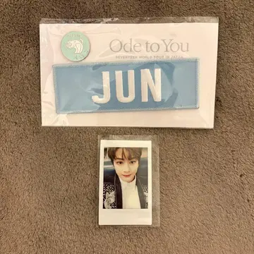 SEVENTEEN Ode to You JUN 네임 배지 폴라로이드
