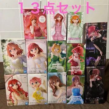 5등분의 신부 피규어 묶음 판매 13개 세트