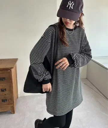 디스코트 여성용 보더 빅 튜닉 상의