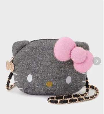 HELLO KITTYX OPAQUE. CLIP 반짝이는 미니 숄더백