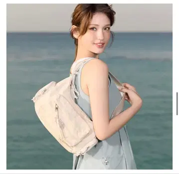 새상품 THE NORTH FACE 숄더백 호보백 크림