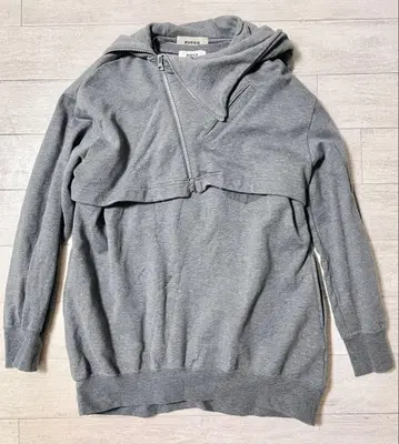 zucca 디자인 후드티 도킹 맨투맨 그레이 트레이닝복 2