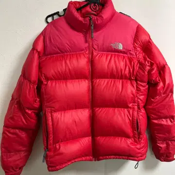 눕시 THE NORTH FACE 다운 자켓 레드