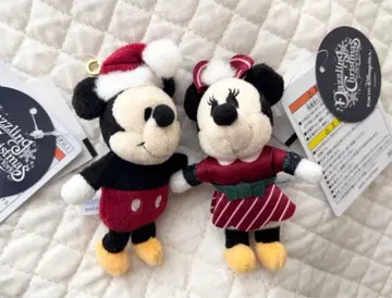 디즈니씨 대즐링 크리스마스 미키 미니 봉제 인형 참