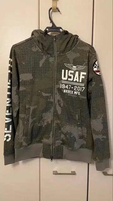 [ AVIREX ] U.S.A.F. 70th ANNIVERSARY 후드티