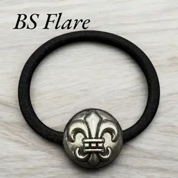 헤어 고무 팔찌 남녀 공용 실버 코팅 레어 릴리 럭셔리